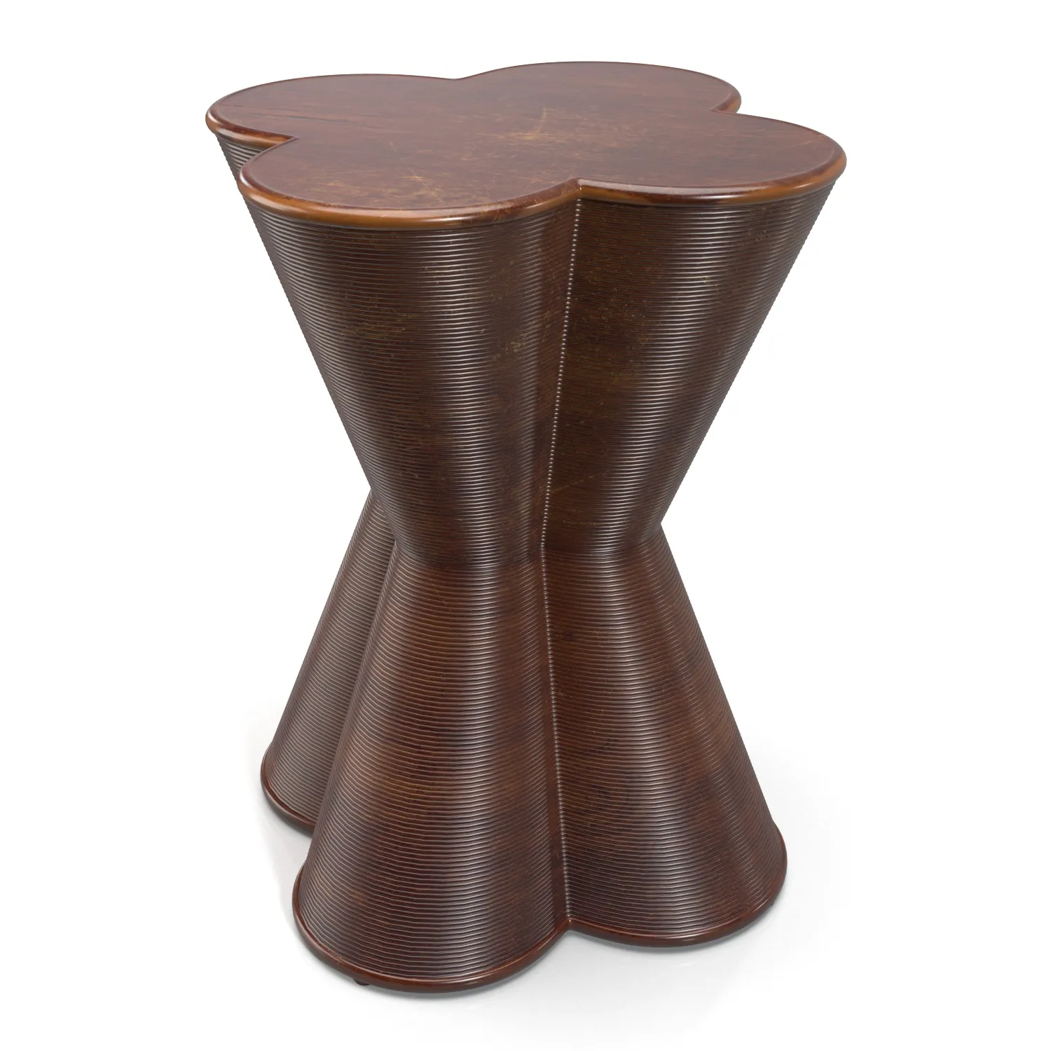 Italia End Table Brown PBR 3D Model_06